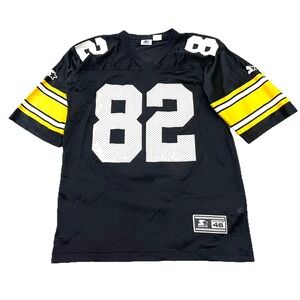 Vintage Pittsburgh Steelers Yancey Thigpen Starter Jersey Size Medium Black #82
